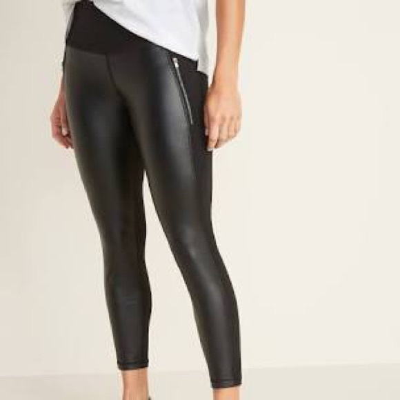 bebe faux leather leggings